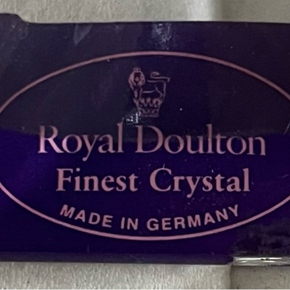 Royal Doulton Triple Use Crystal Pedestal Candle Holder - Picture 3 of 7